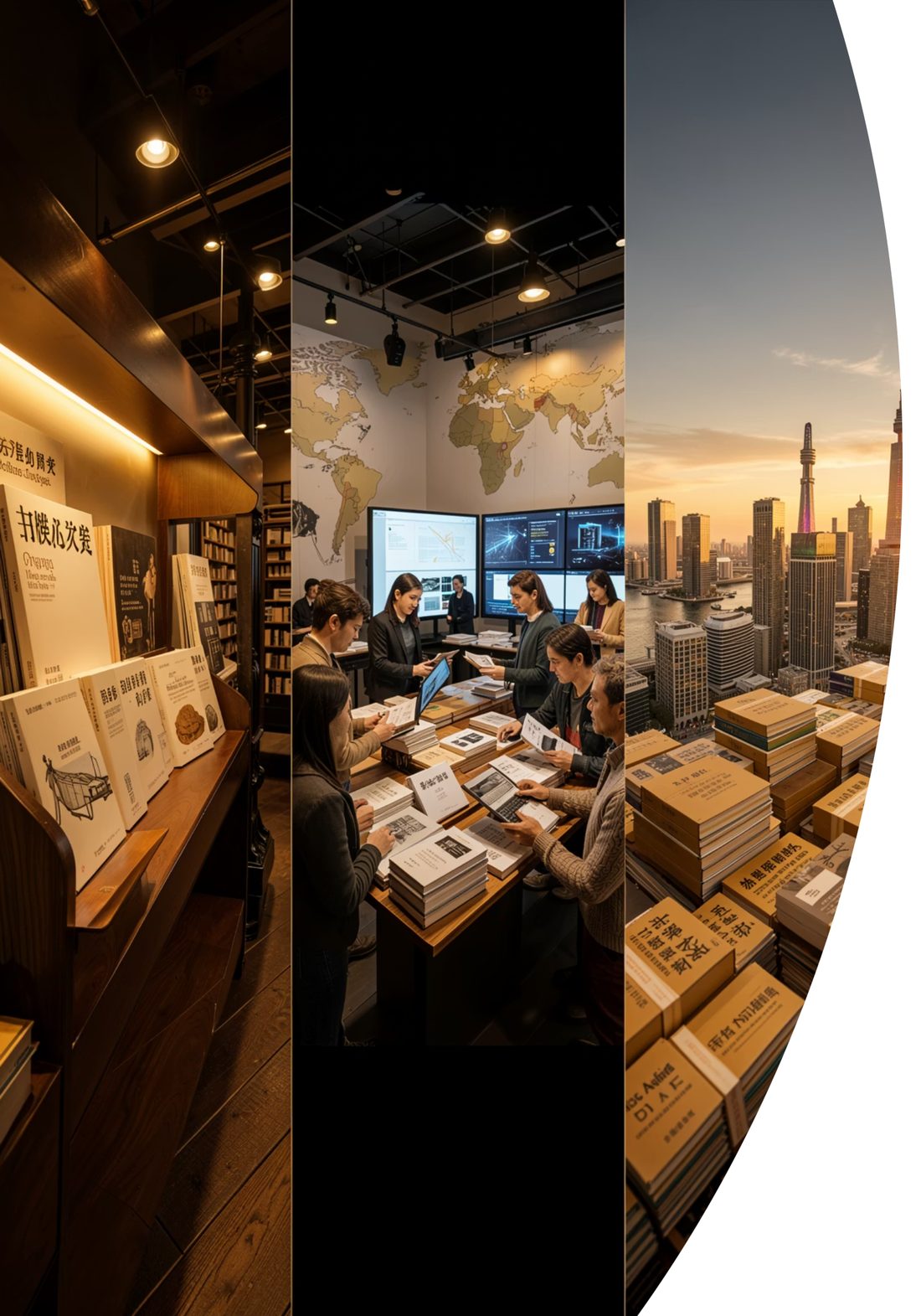 环球视界出版社的阅读空间 Reading space