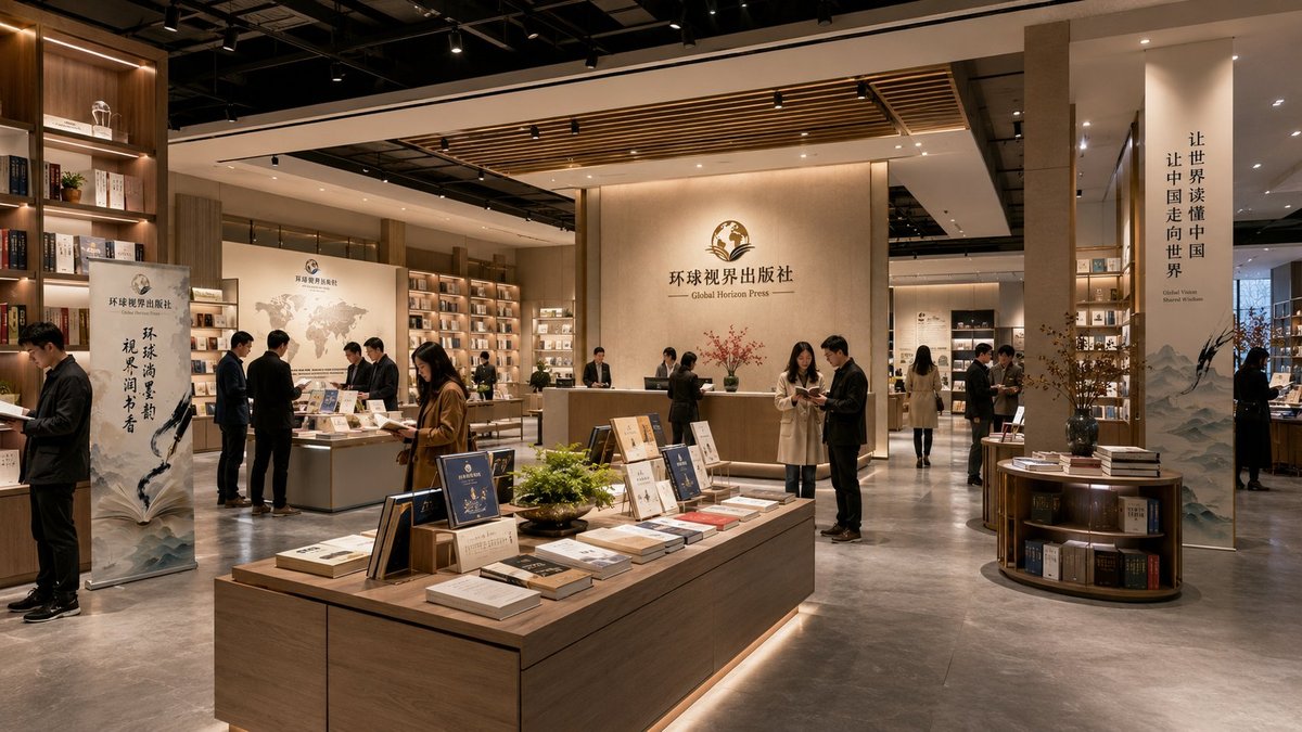 环球视界出版社书店空间 Global Horizon Press bookstore